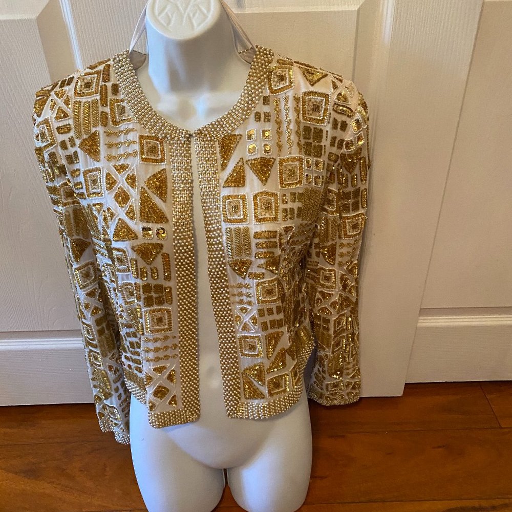 GOLD BOLERO JACKET